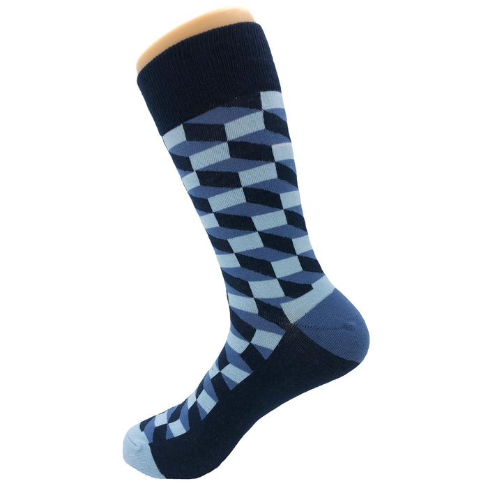 Qbert Blue Socks Sockfly 3