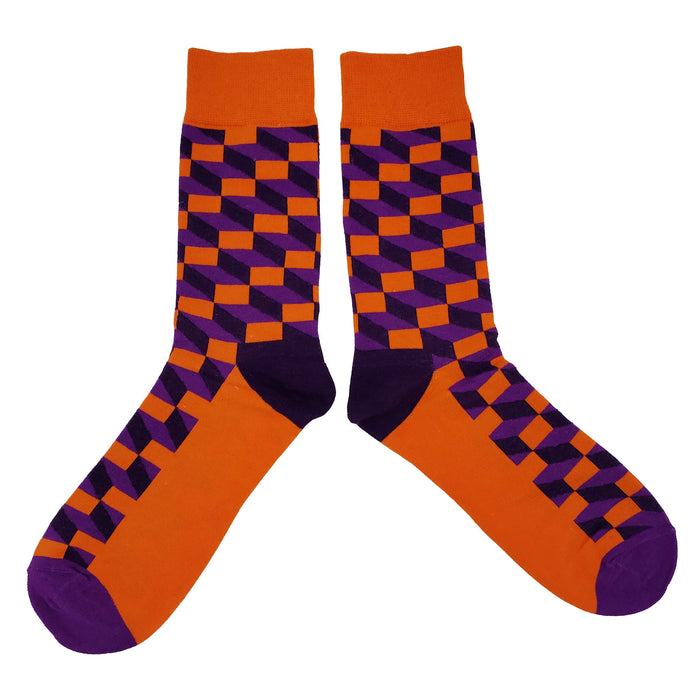 Qbert Orange Socks Sockfly 2