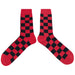 Red Black Checker Socks Sockfly 2