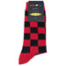 Red Black Checker Socks Sockfly 4