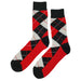 Red Argyle Socks Sockfly 1
