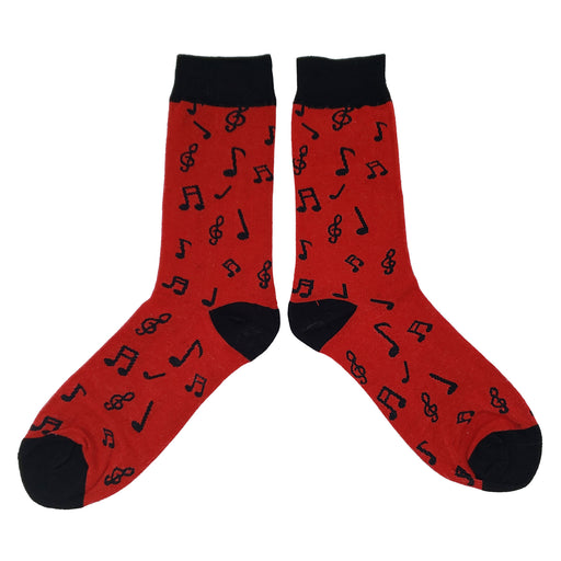 Red Music Socks Sockfly 2