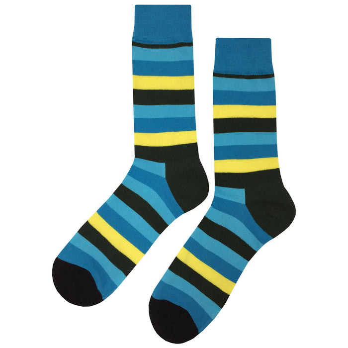 Relax Blue Stripe Socks Sockfly 1