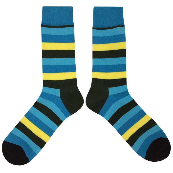 Relax Blue Stripe Socks Sockfly 2