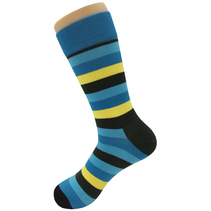 Relax Blue Stripe Socks Sockfly 3