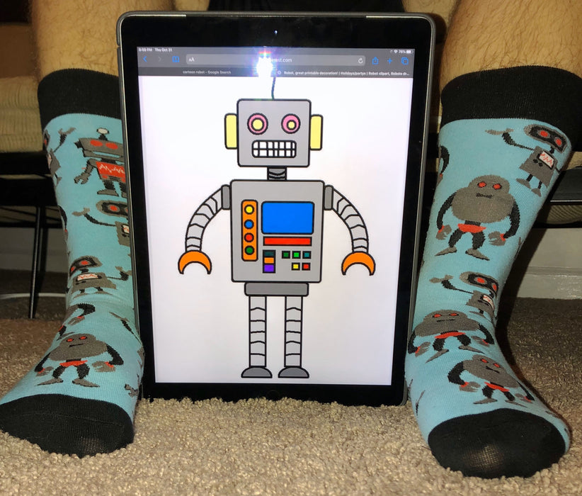 Robot socks and technology