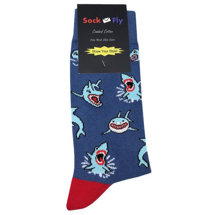 Shark Frenzy Socks Sockfly 4
