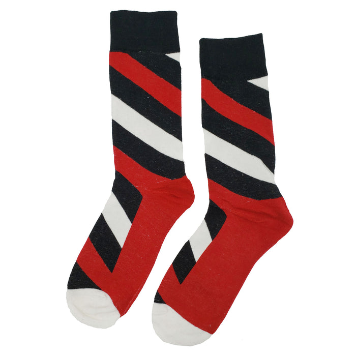 Slash Stripe Socks Sockfly 1