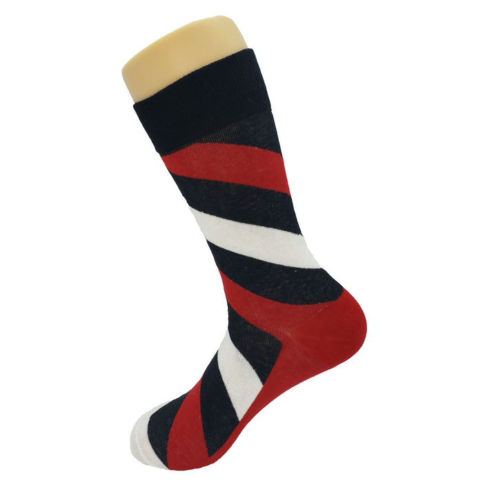 Slash Stripe Socks Sockfly 3