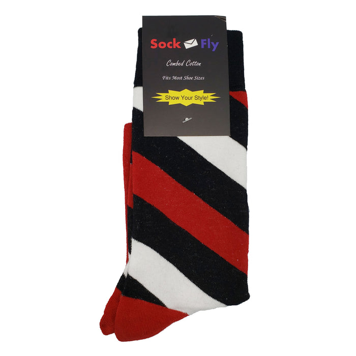 Slash Stripe Socks Sockfly 4