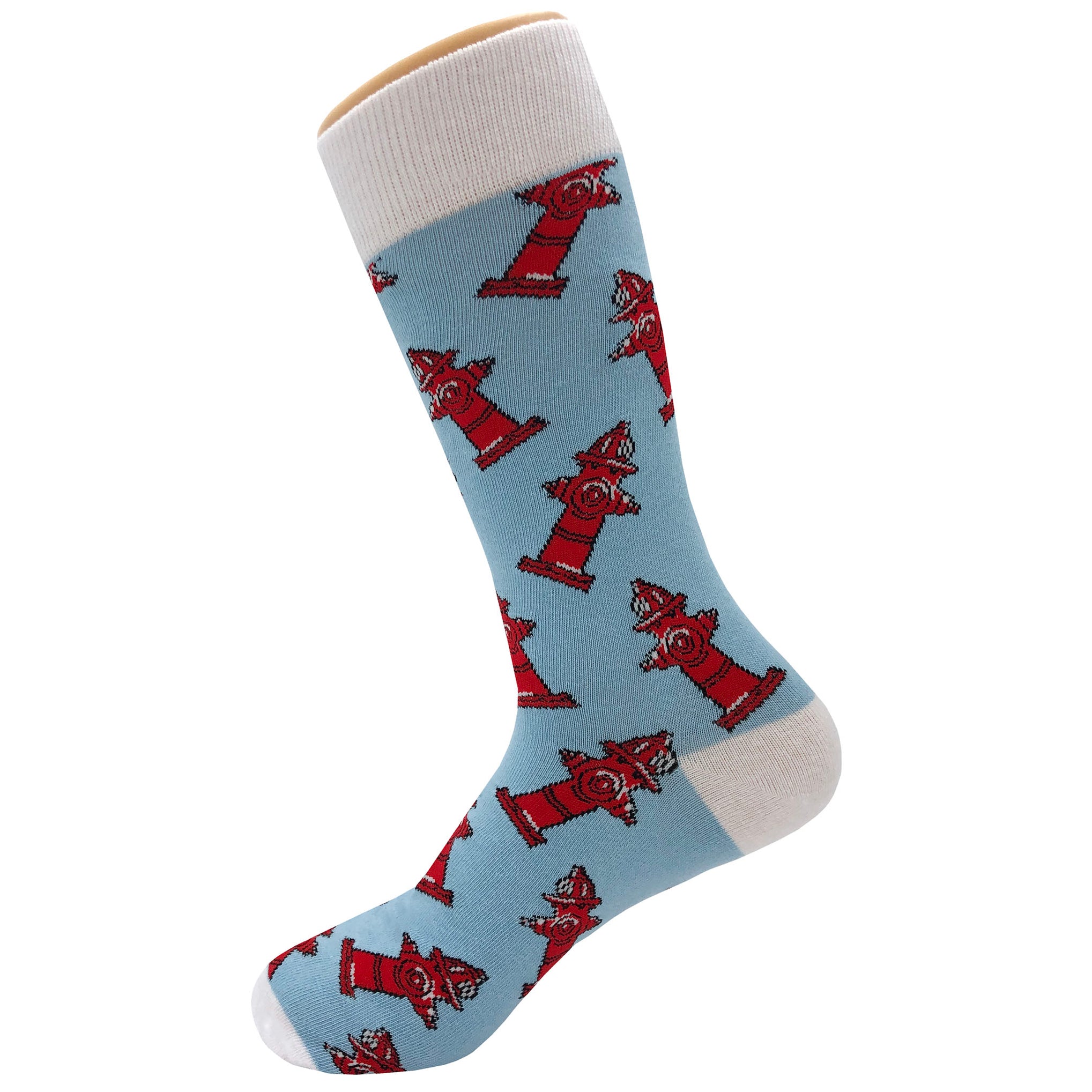 Smiley Hydrant Socks - Fun and Crazy Socks at Sockfly.com