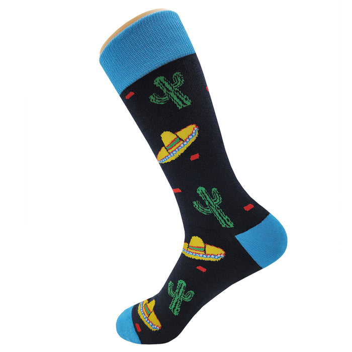 Sombrero And Cactus Socks