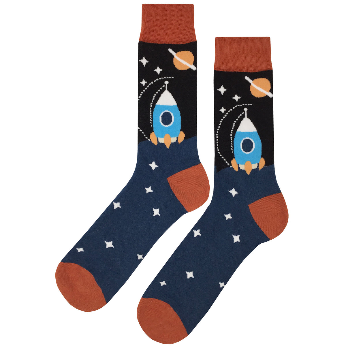 Physics Socks Rockets Space Rocket Socks - Fun and Crazy Socks at Sockfly.com