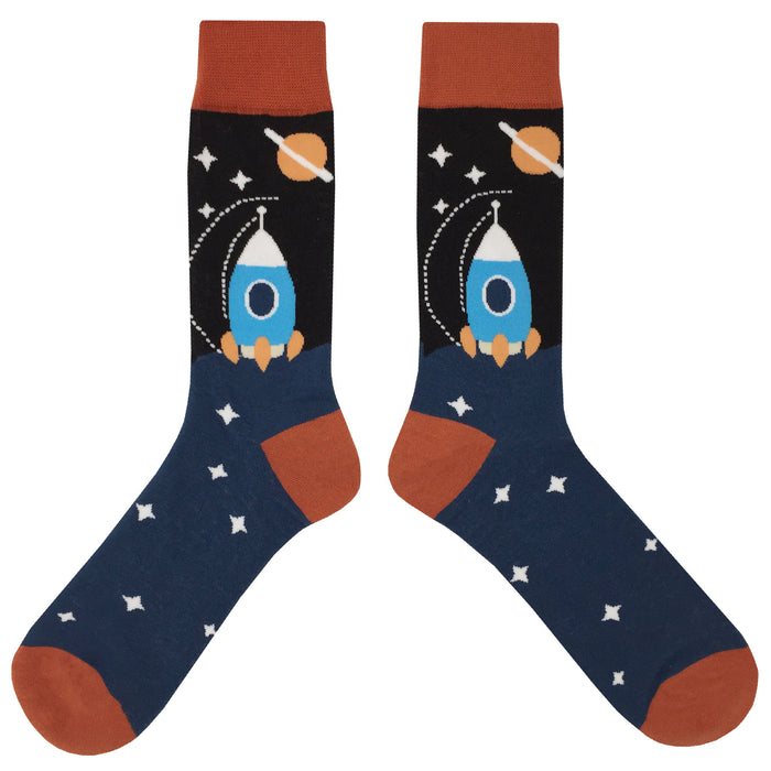 Space Rocket Socks Sockfly 2
