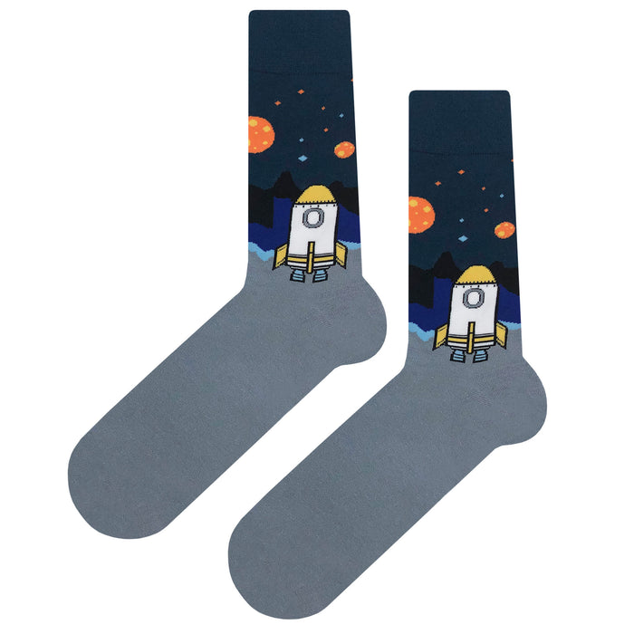 Rocket Socks Client Rocket Socks 4 Pack - Fun and Crazy Socks at Sockfly.com