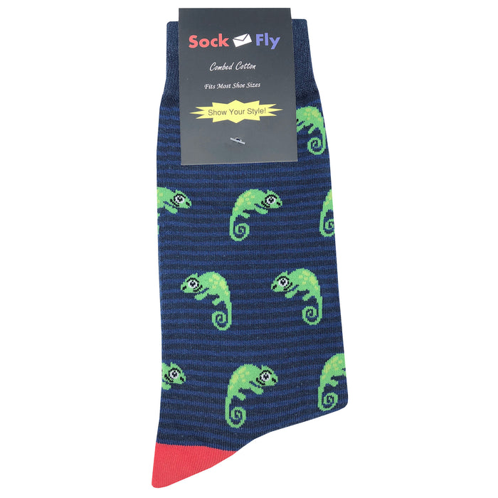 Stripe Chameleon Socks Sockfly 4