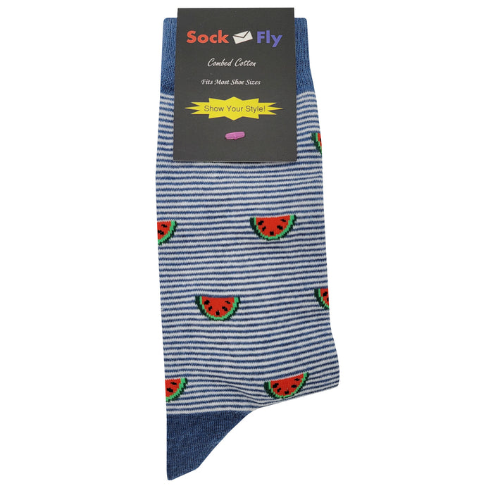 Stripe Watermelon Socks Sockfly 4