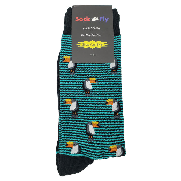 Stripe Toucan Socks Sockfly 4