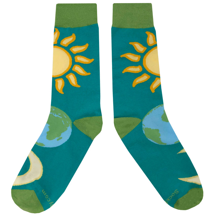 Sun Earth Moon Socks Sockfly 2
