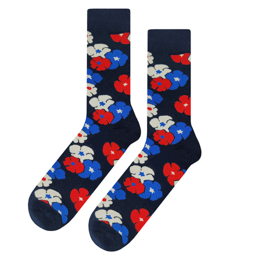USA Hawaiian Flower Socks Sockfly 1