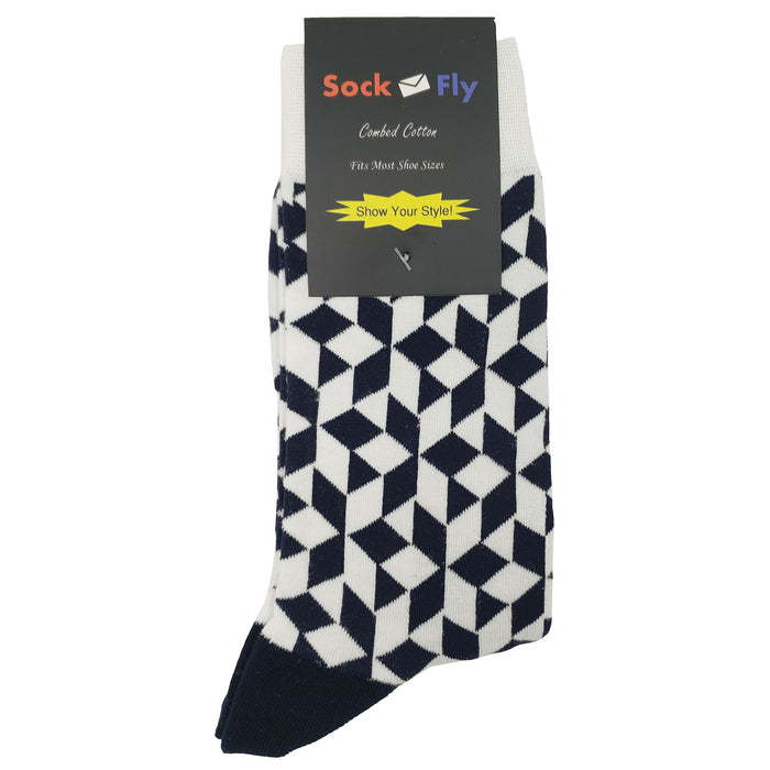 White Black Mash Socks Sockfly 4