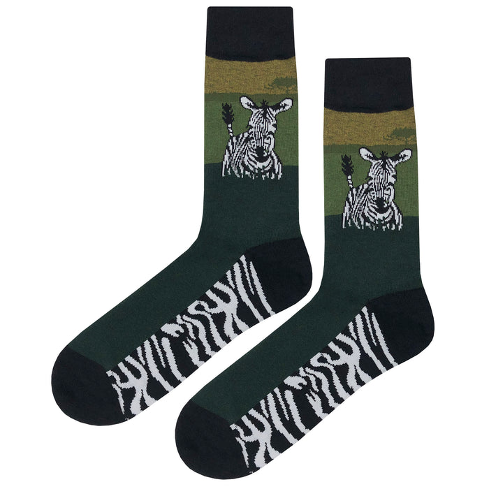 Wild Zebra Socks Sockfly 1