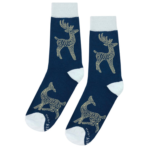 Winter Deer Socks Sockfly 1