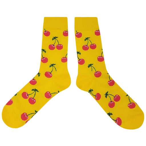 Yellow Cherry Socks Sockfly 2