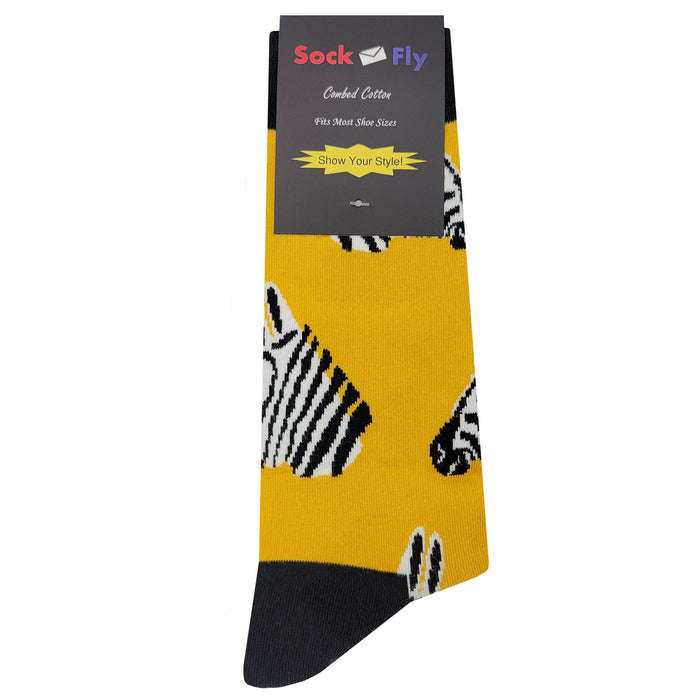 Zebra Head Socks Sockfly 4