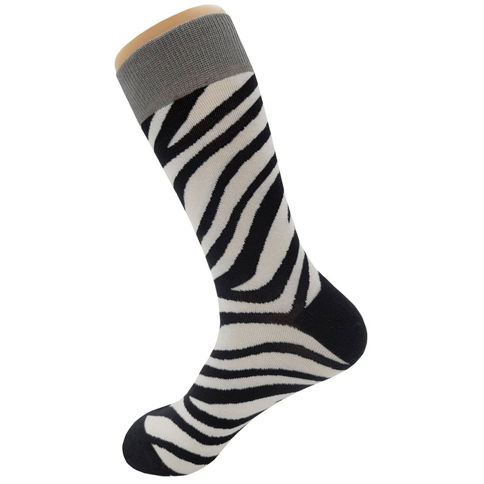 Zebra Pattern Socks Sockfly 3